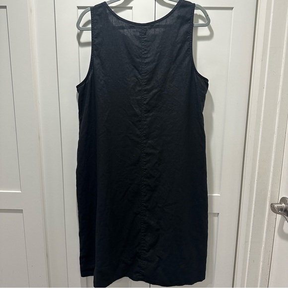 J. Jill Linen Black Shift Dress - Picture 7 of 7
